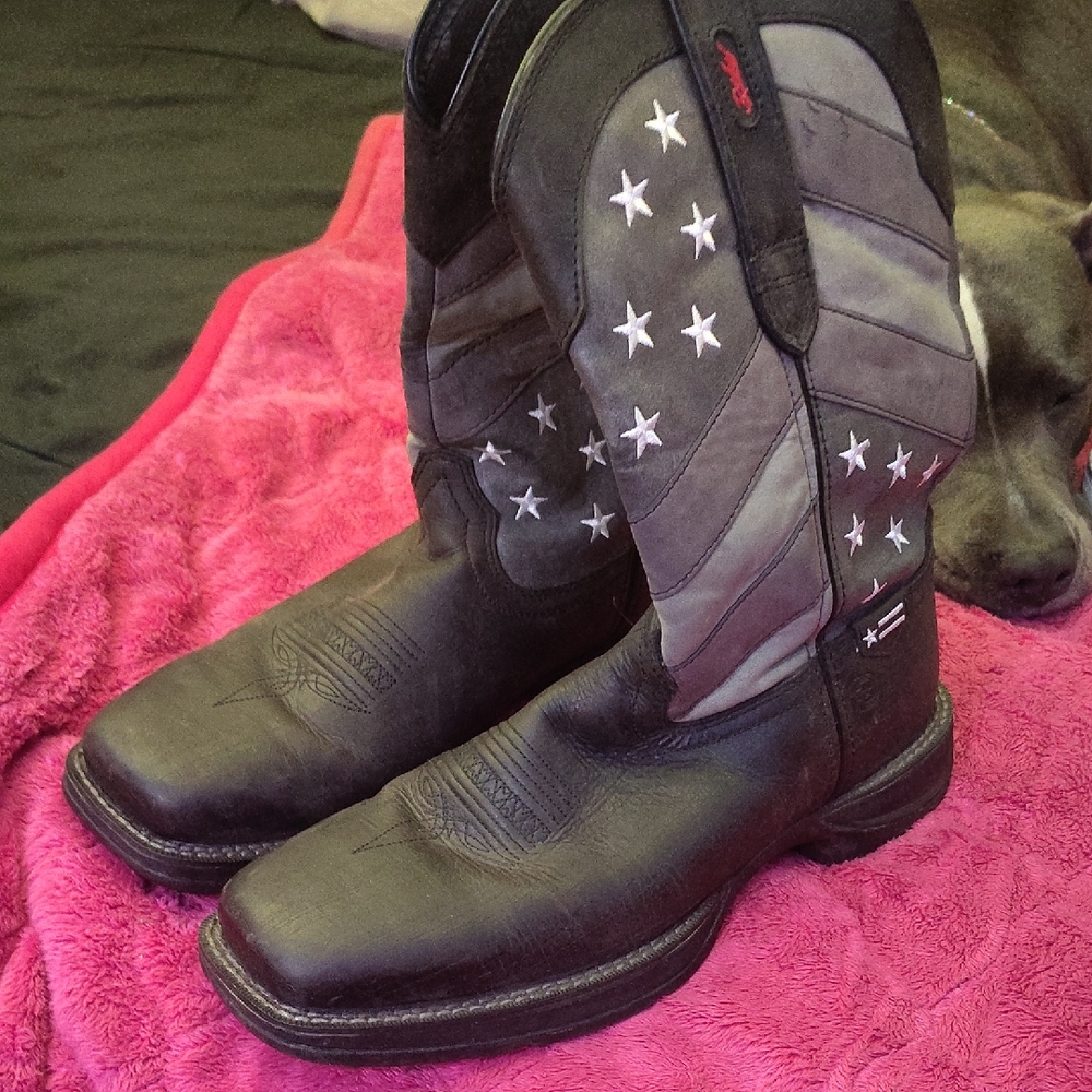 Durango Black and Gray Men's Boots